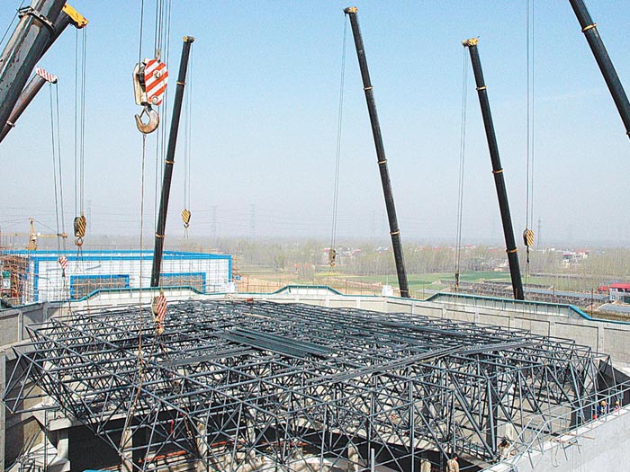 海北网架高空滑移法