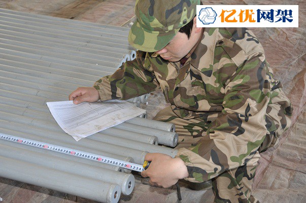 海北网架杆件复核